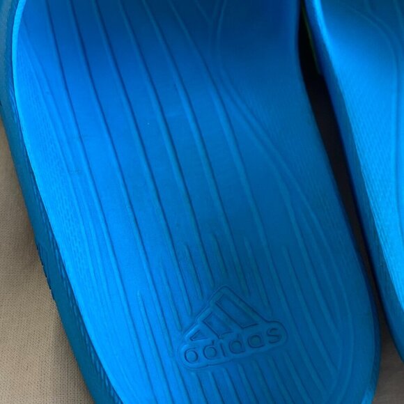 Adidas‎ Youth Kids Sandals Slides For Summer Boys Size 3 - Picture 3 of 10